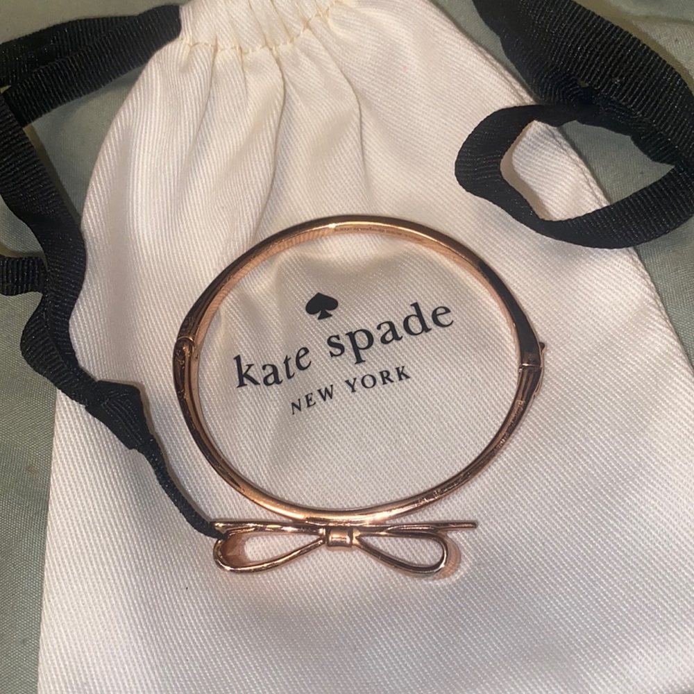 KATE SPADE ROSE GOLD BOW BRACELET